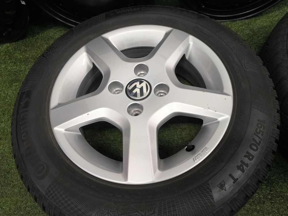 8mm Koła 14" 4x100 et35 opony 165/70/14 VW Up Seat Mi Skoda Citiego