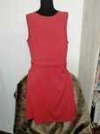 Vestido tijolo sem manga Tam. XS da Mango - bom estado