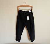 Czarne jeansy/joggery Sinsay 36[S]