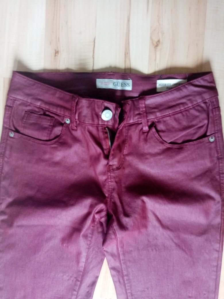 2 pary Spodnie Guess Woskowane 38/40