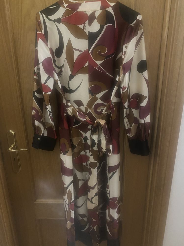 Vestido Zara estampado