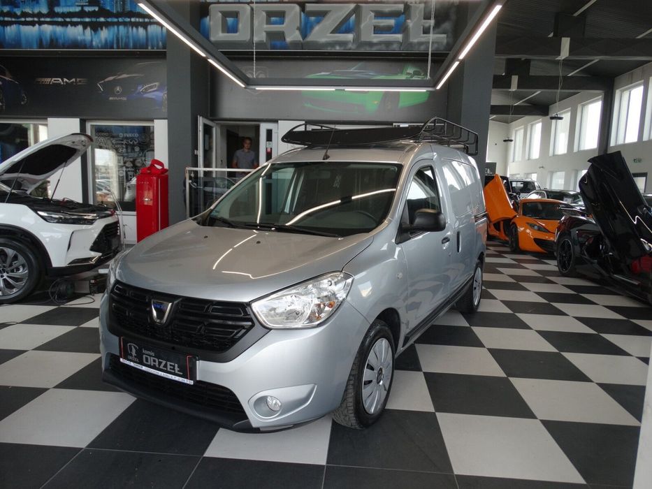 Dacia dokker  FV23% Netto: 29.900Pln Salon Pl/Vat1/Bag. Dachowy/Klima/Tempomat/BT