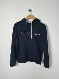 Granatowa bluza z kapturem Tommy Hilfiger core logo S 36