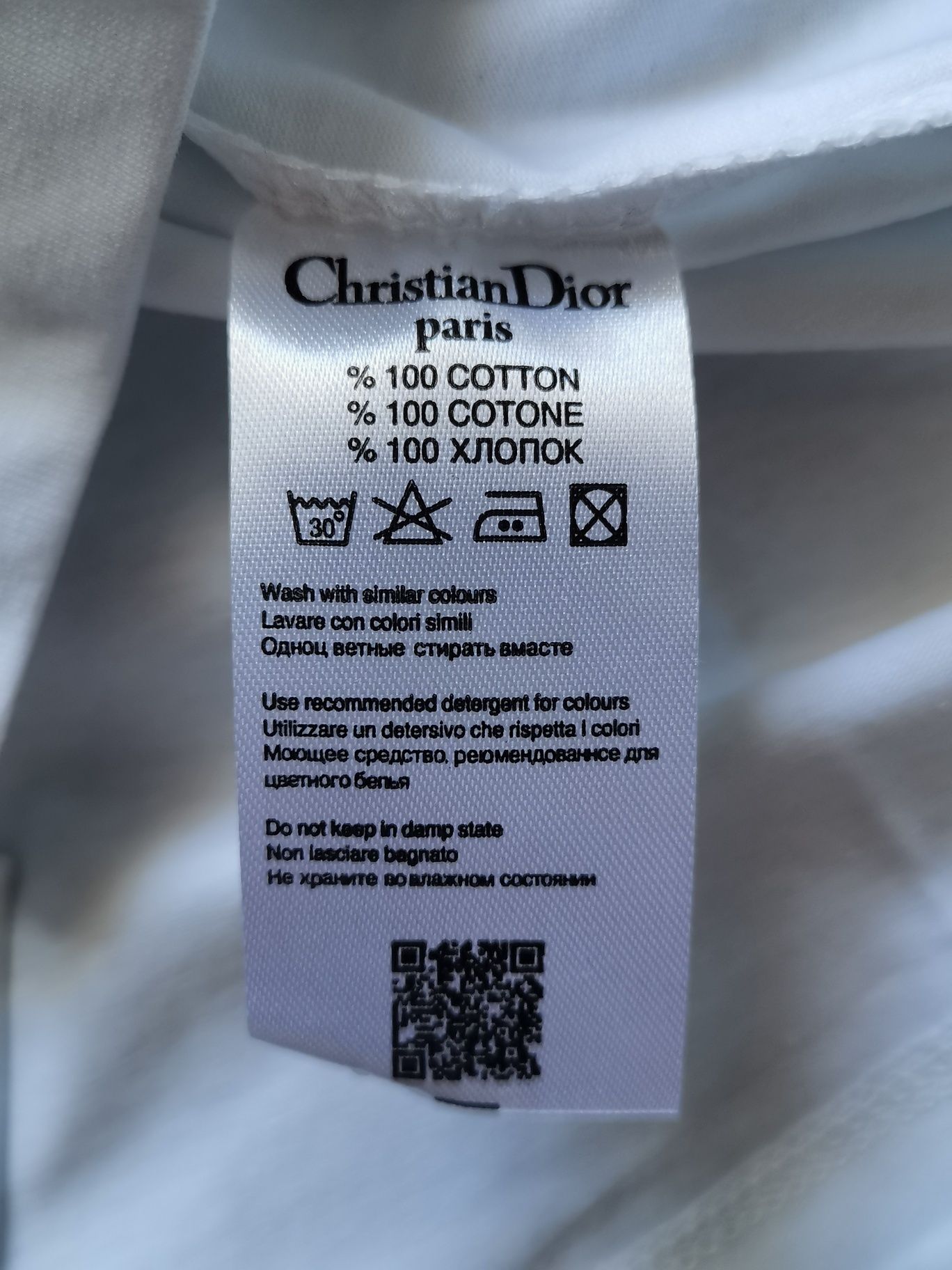 Koszulki damskie bawelniane Christian dior