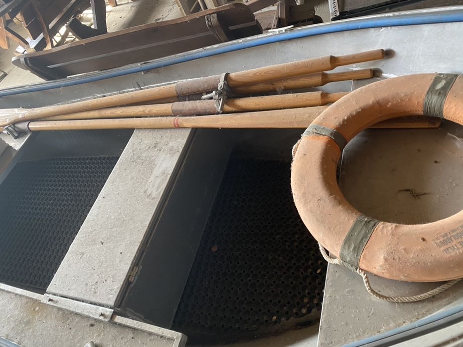 Łódź wiosłowa/ wędkarska aluminiowa 8 os.