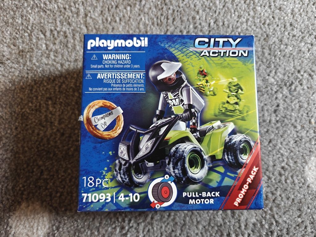 Playmobil 71092 Policyjny Quad z napędem Pull-back