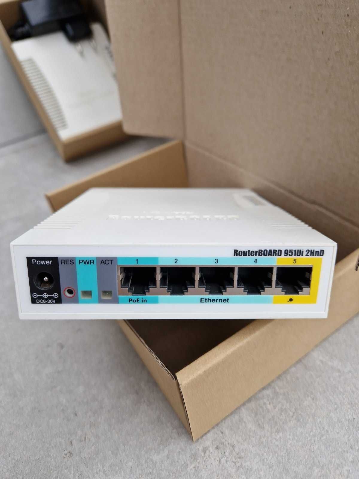 Продам вживані маршрутизатори MikroTik RB951Ui-2HnD RouterBoard