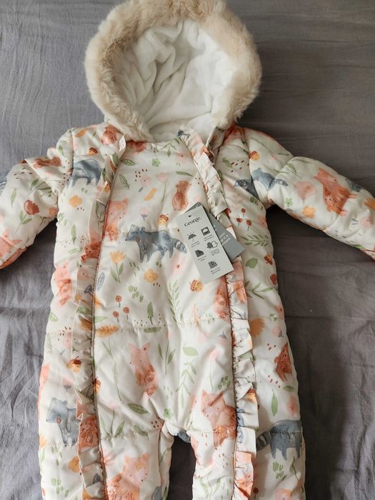 Зимовий дитячий комбінезон для дівчинки