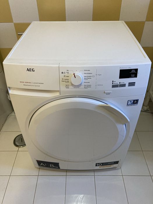 Secadora AEG lavatherm - bomba do calor 8kg A++