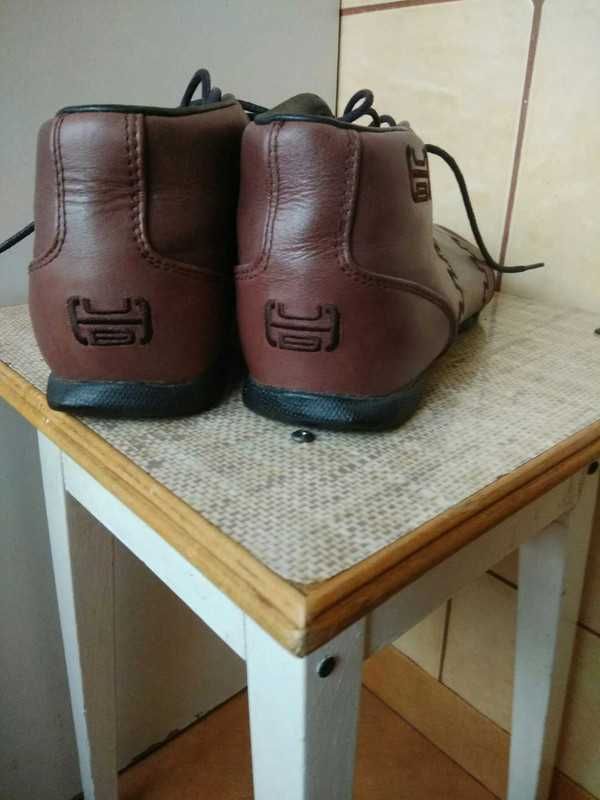 Hub botki trzewiczki skórzane rozm. 41 wkładka 26 cm