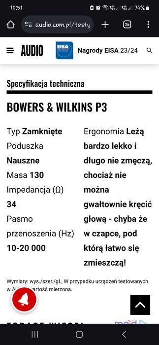 Słuchawki Bowers & Wilkins P3 mobile headphones White/grey Fp33529 now