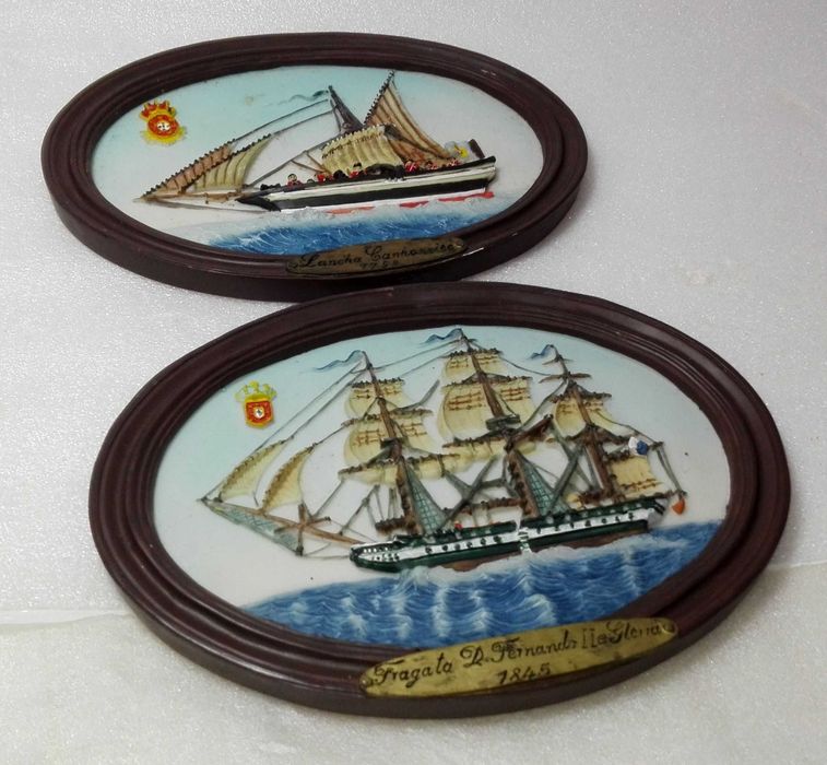 Quadros em marfinite Veleiros
