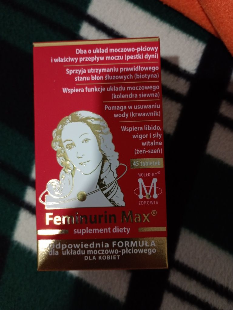 2 w cenie 1 Feminiurin Max 45szt- Suplement dla Kobiet -2szt nowe