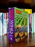 Livros sobre vinhos e outras bebidas