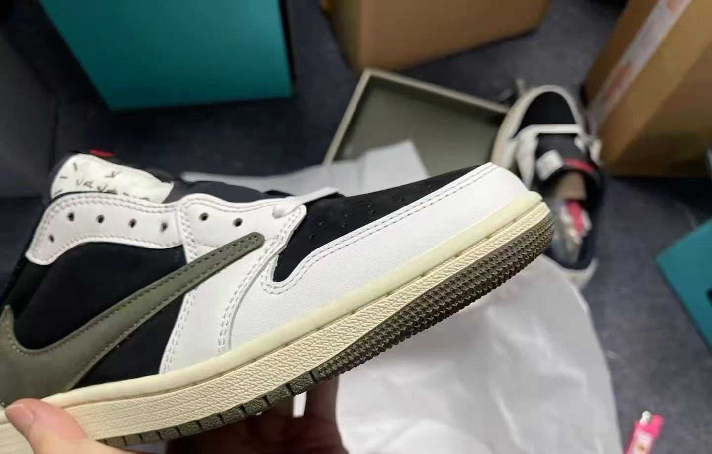 Jordan 1 Retro Low OG SP Travis Scott Olive R.41