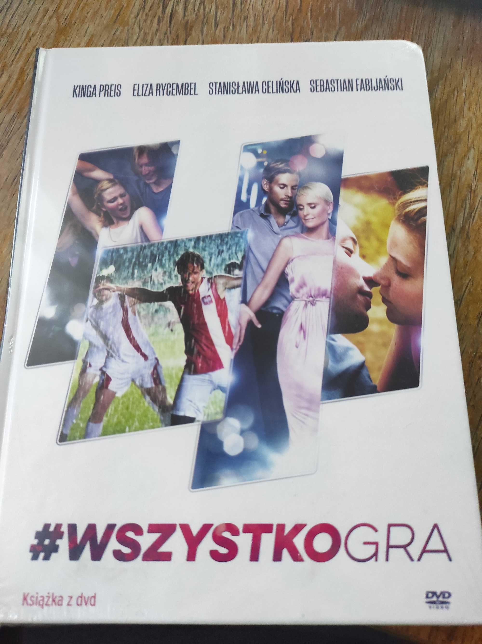 #Wszystko gra film dvd z książką   folia