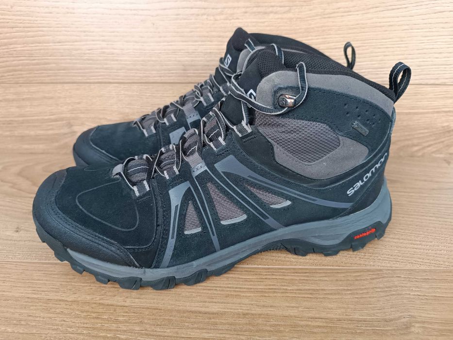 Кожаные ботинки берцы Salomon X Mid Gote tex 44 размер 27.5 28 см
