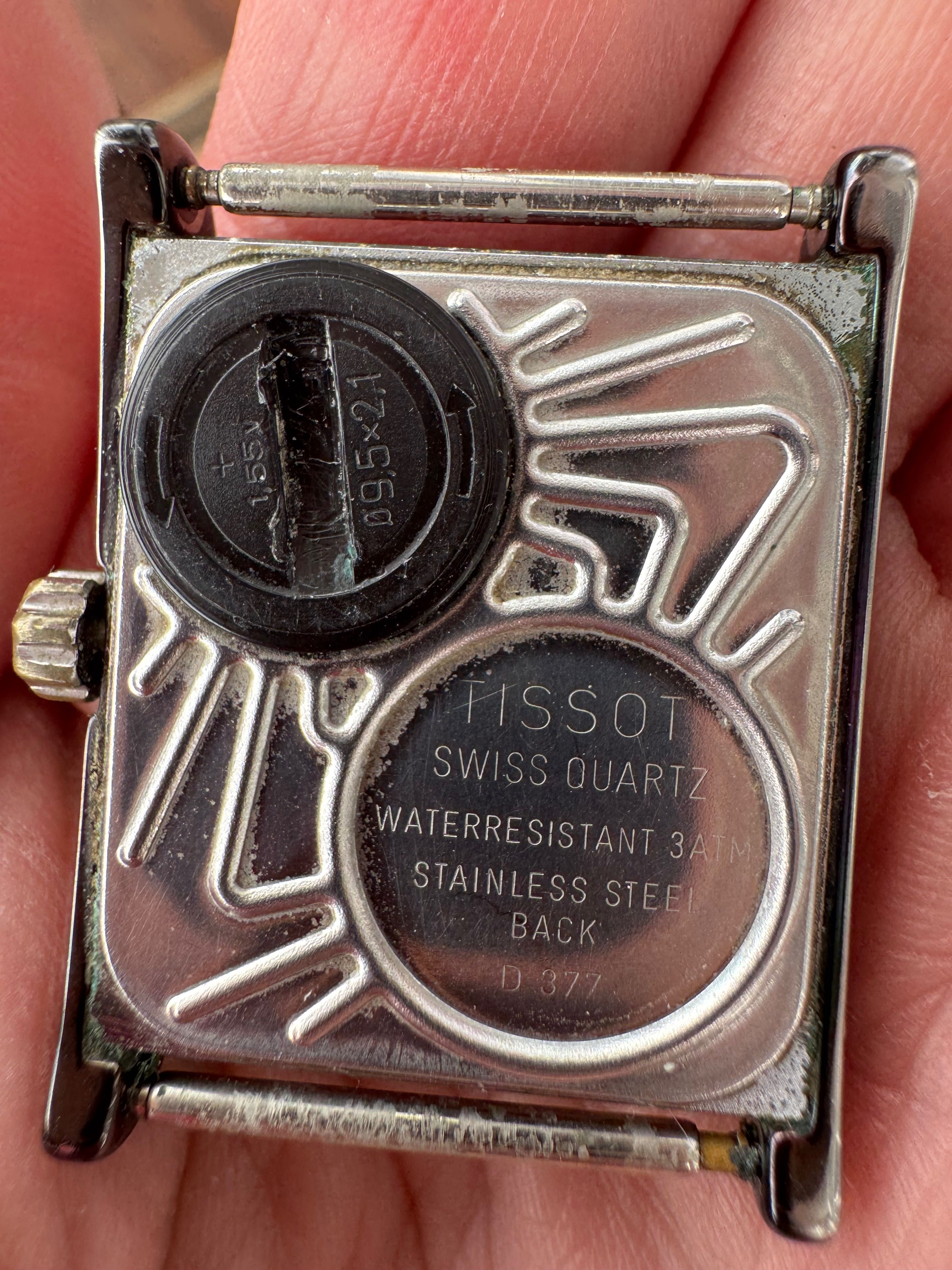 Tissot Two-Timer D377 zegarek męski działa