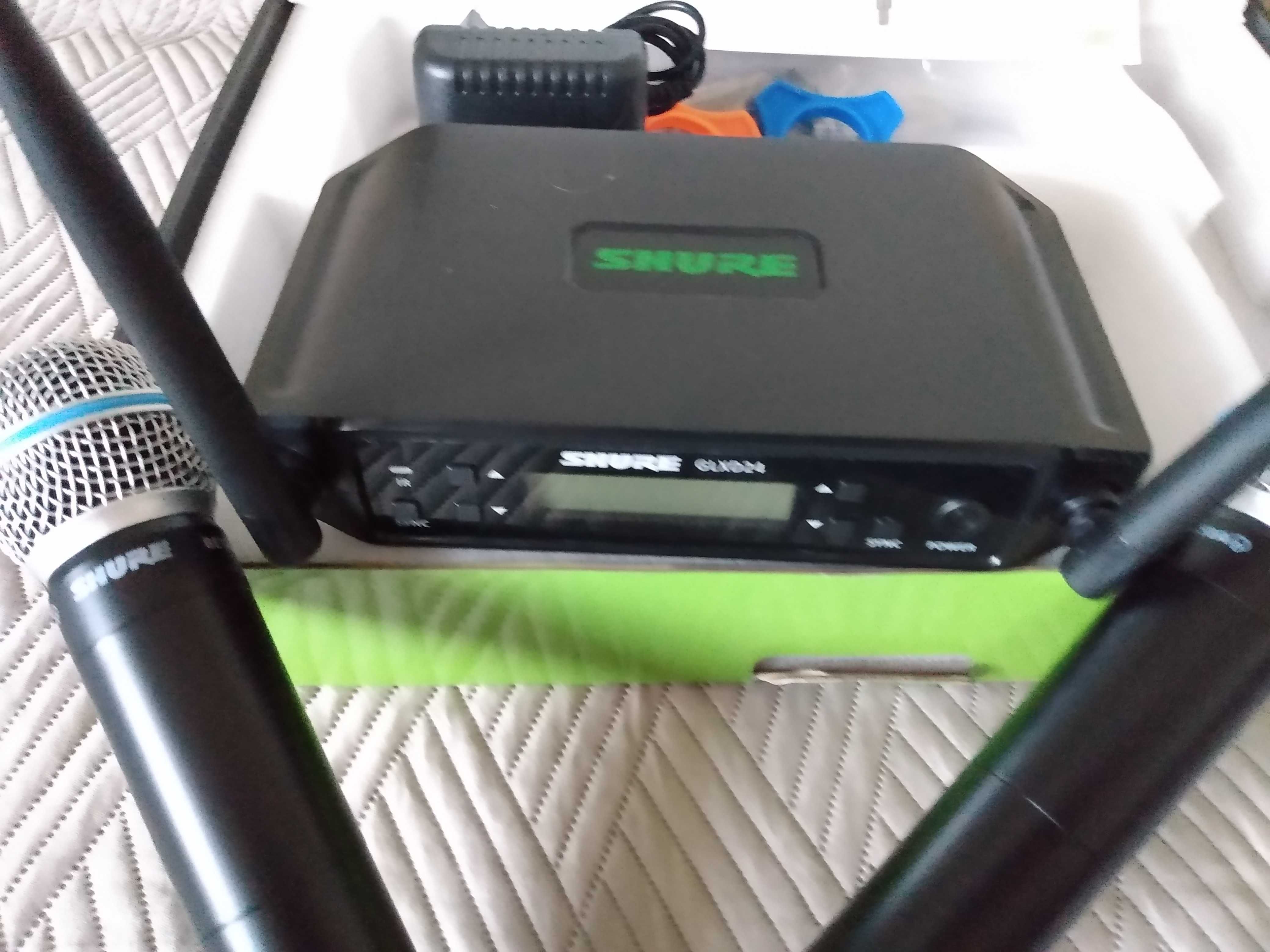 sprzedam zestaw mikrofonów bezprzewodowych SHURE GLXD4 - NOWY