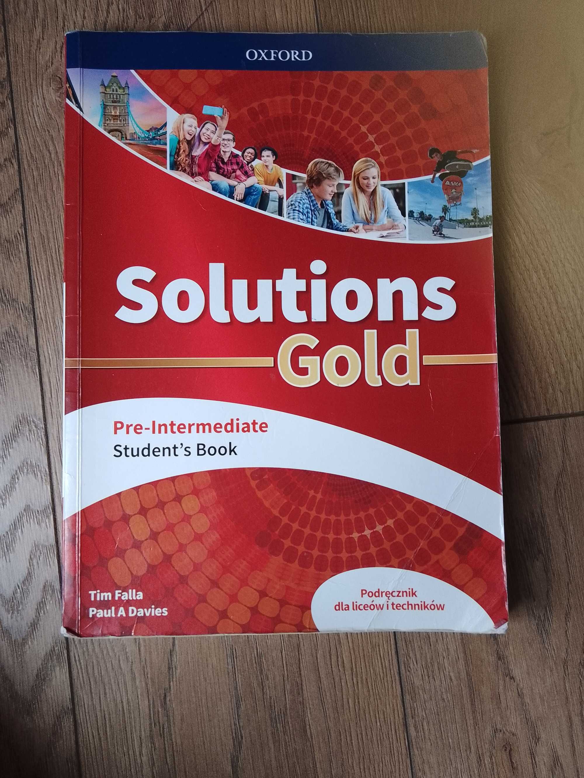Język angielski kl. 1 szkoły średniej solutions gold pre-intermediate