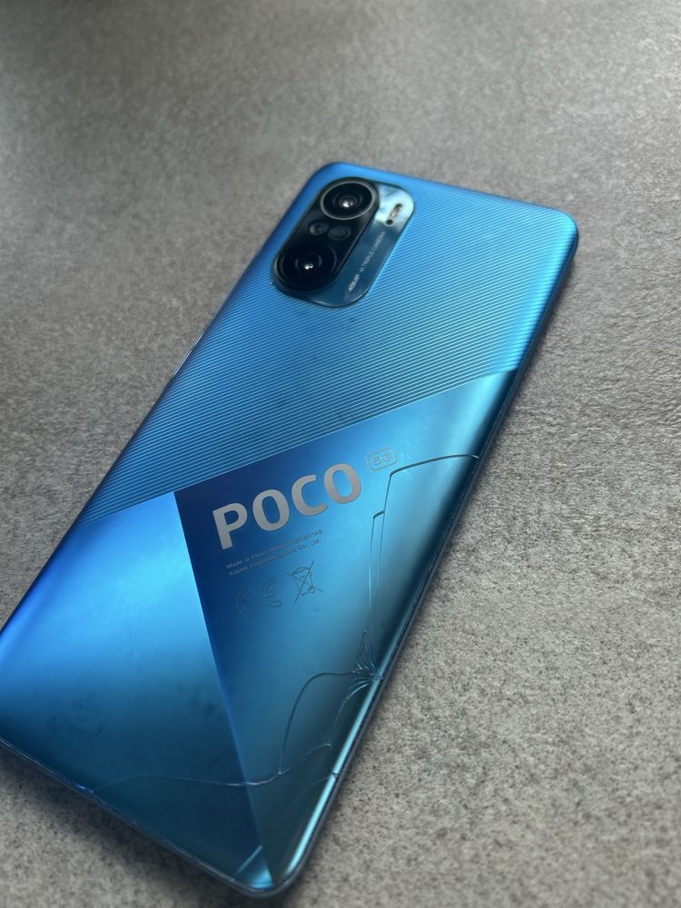 Telefon poco f3 niebieski
