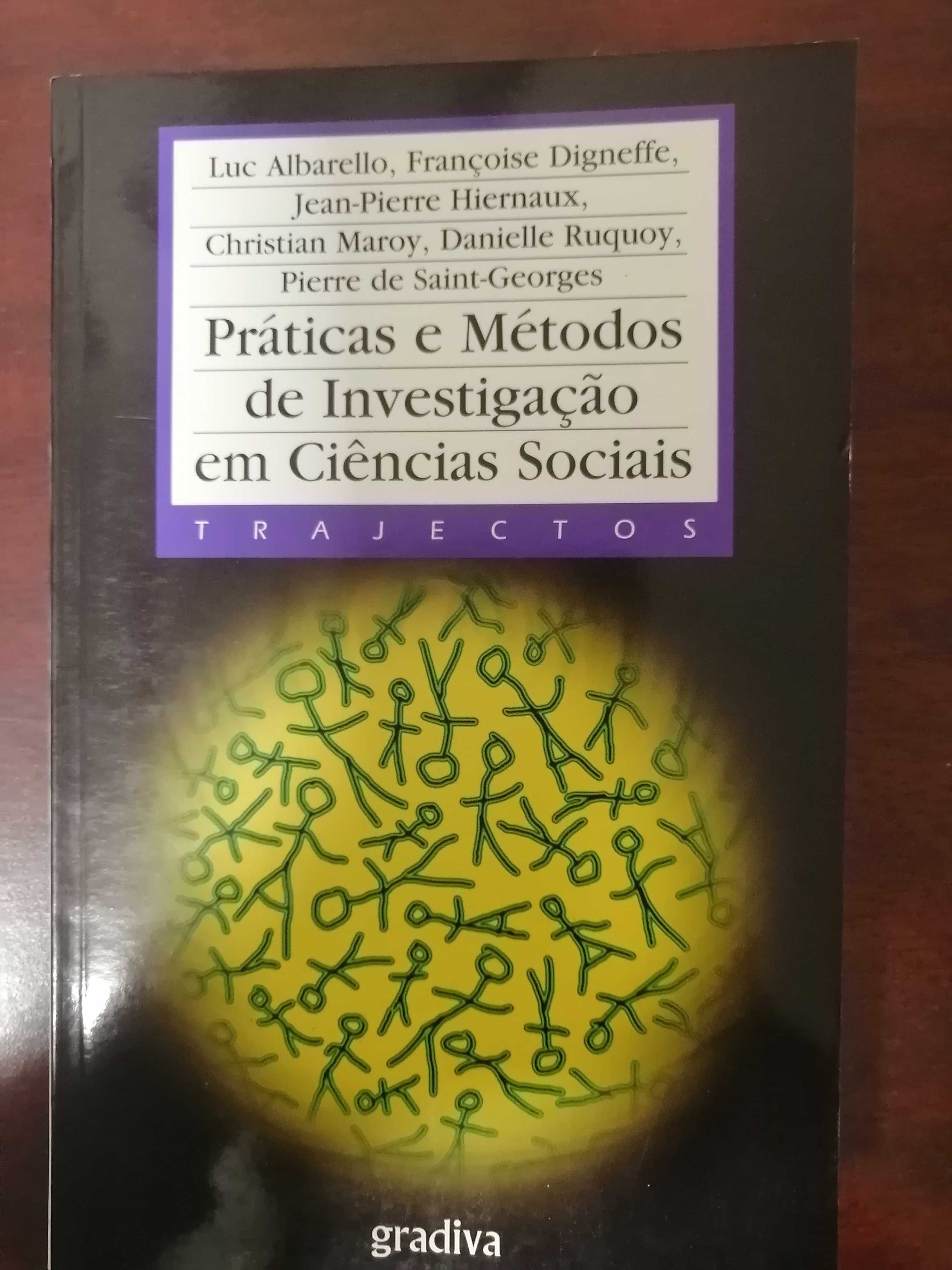 Livro "Práticas e métodos de investigação em ciências sociais"