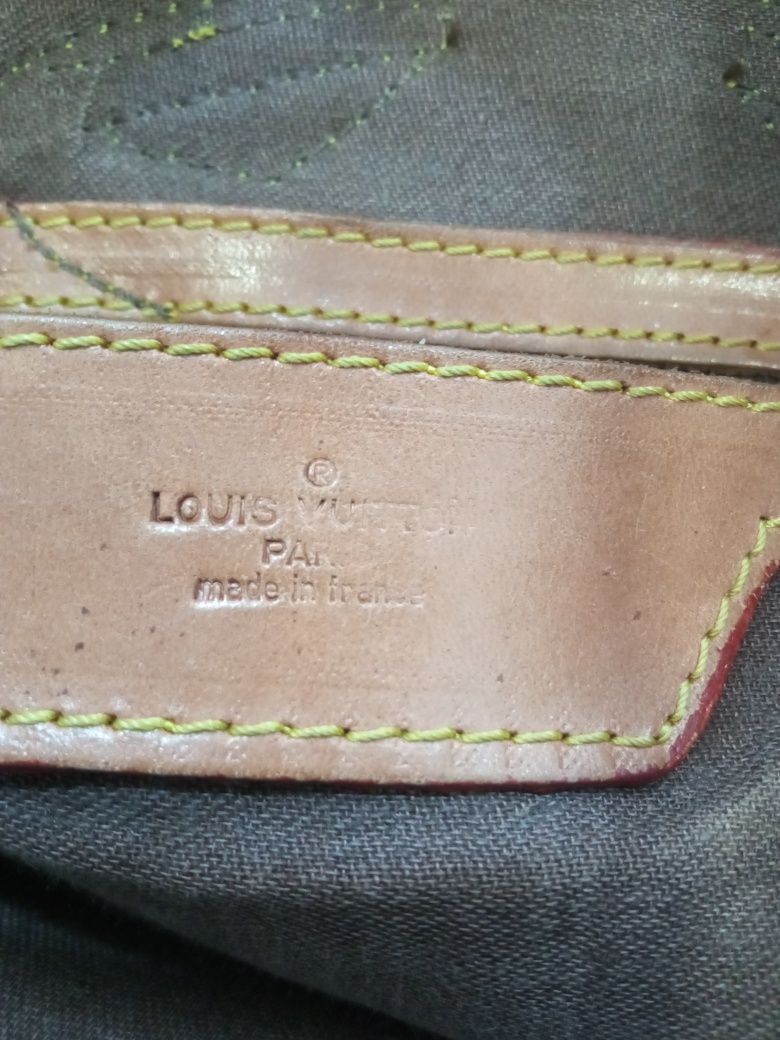 Mochila Luis Vuitton Modelo Anterior a 1980 modificada para mala