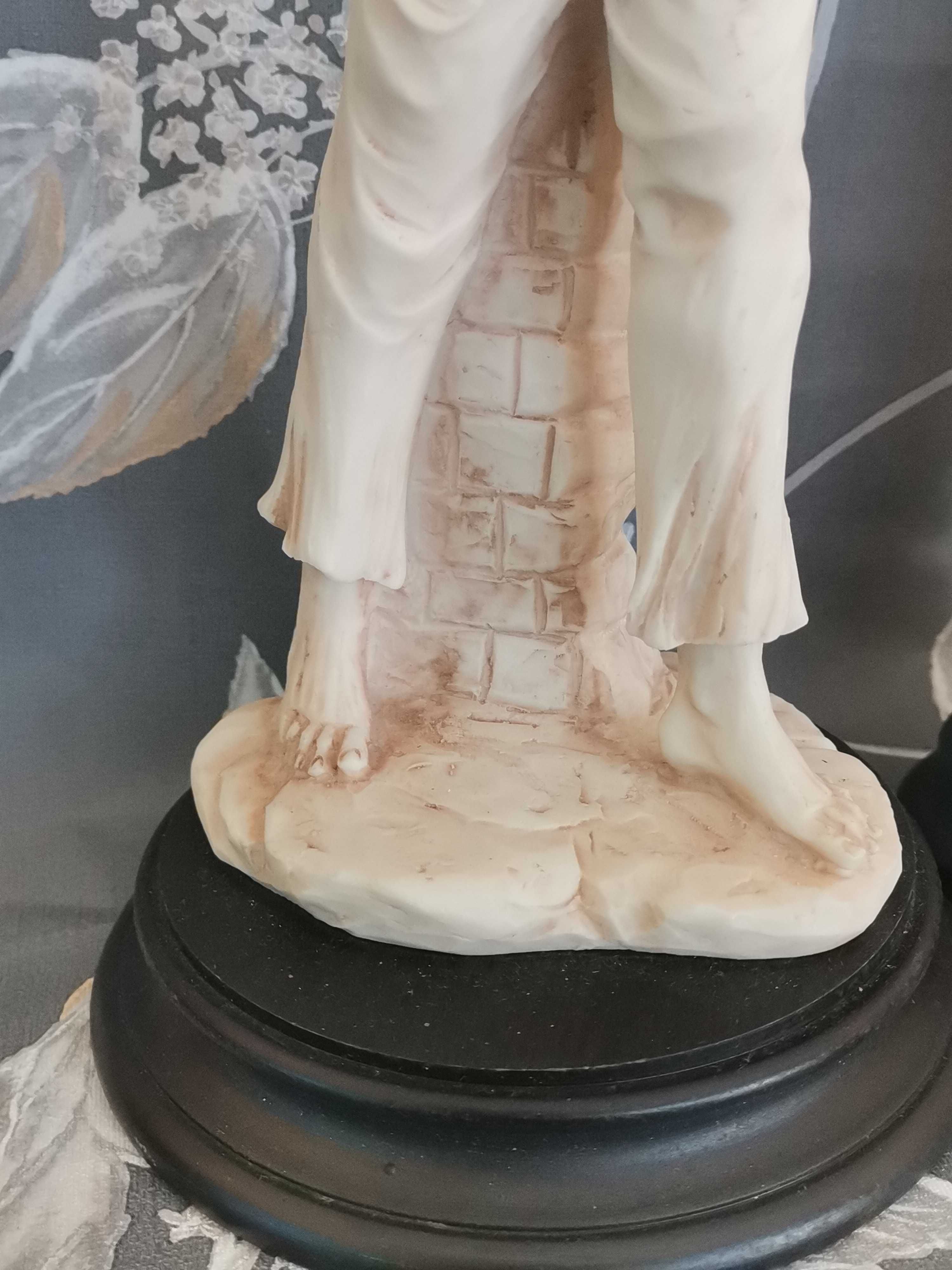 Figurki z alabastru - para - Vintage