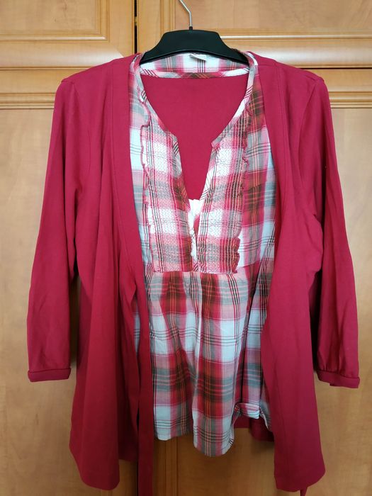 Bluzka podwójna bawełna 100% 46