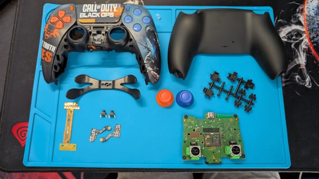 Kontroler Pad PS5 dualsense Hall Efect Black OPS 6 custom