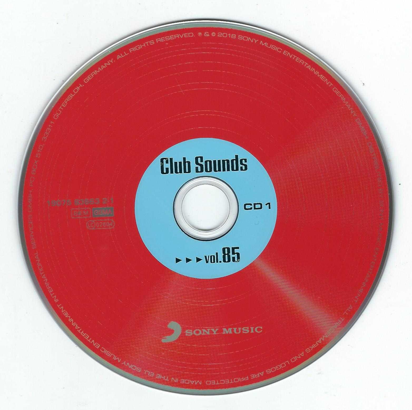 3 CD - Club Sounds Vol. 85 (2018) (Sony Music) (Digipak)