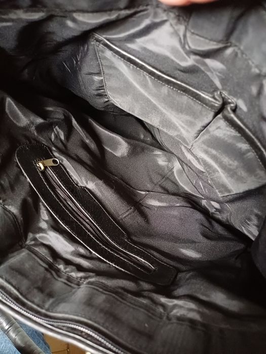 Большая сумка натуральная кожа