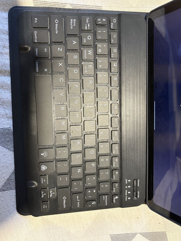 Capa e teclado para tab s6 lite