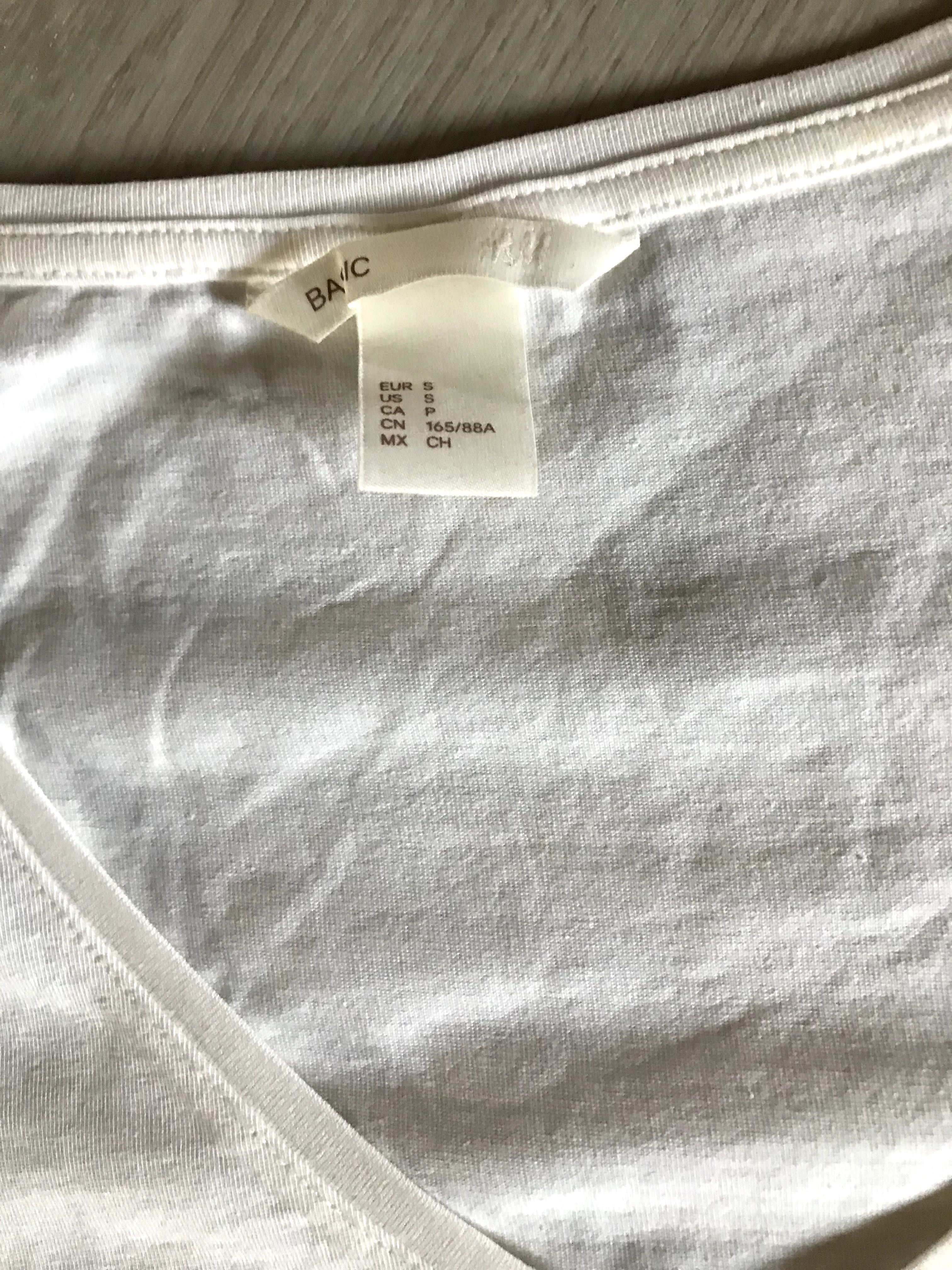 H&M bluzeczka biała r.S