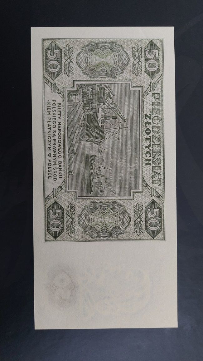 50 złotych 1948 wzór stan 1 UNC banknot kolekcjonerski