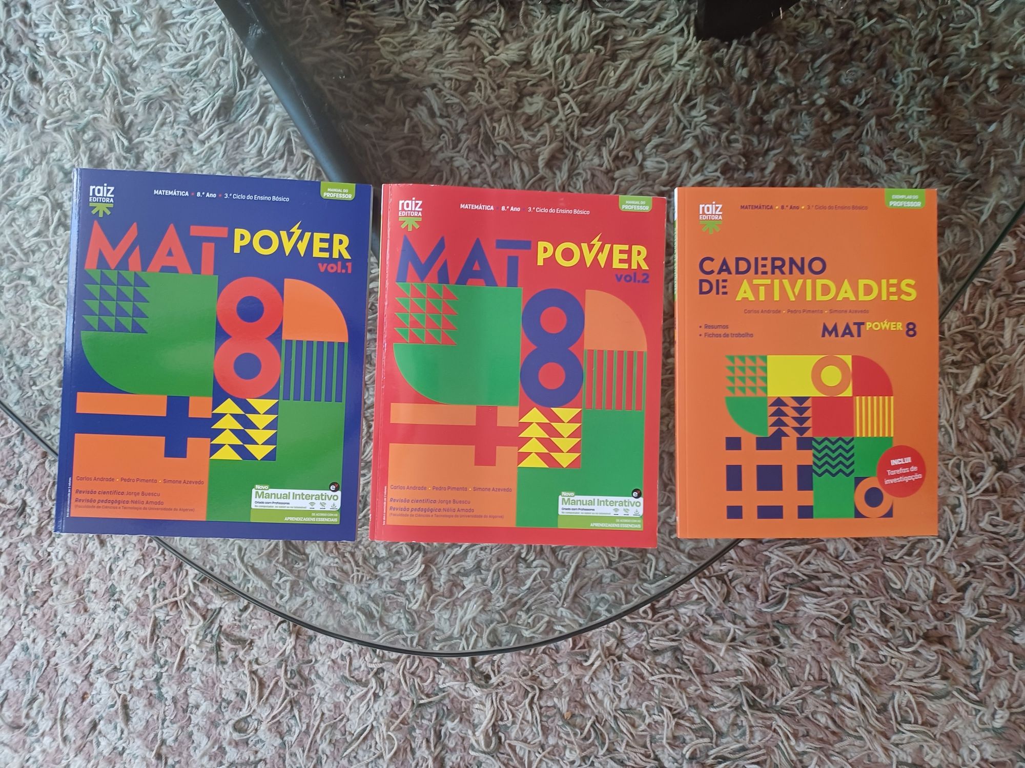 Mat power 8 - Livros do professor, 8⁰ ano Matemática, com soluções