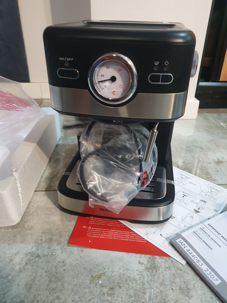 SILVERCREST® Ekspres do kawy ciśnieniowy SEM 1100 C5, 1100 W
