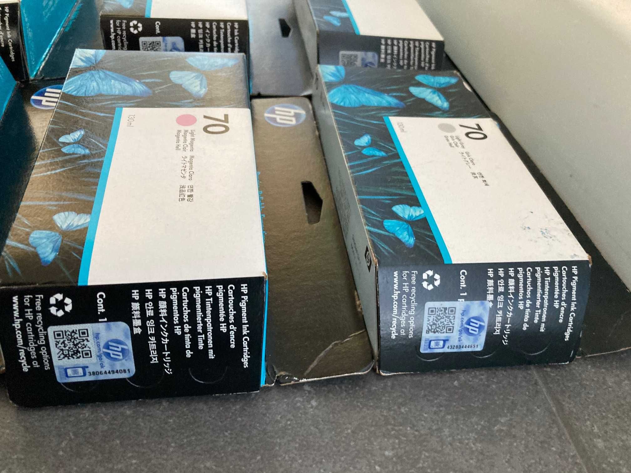 Hp designjet z3100 z3200 tusze 70 z2100 #70 głowice printhead