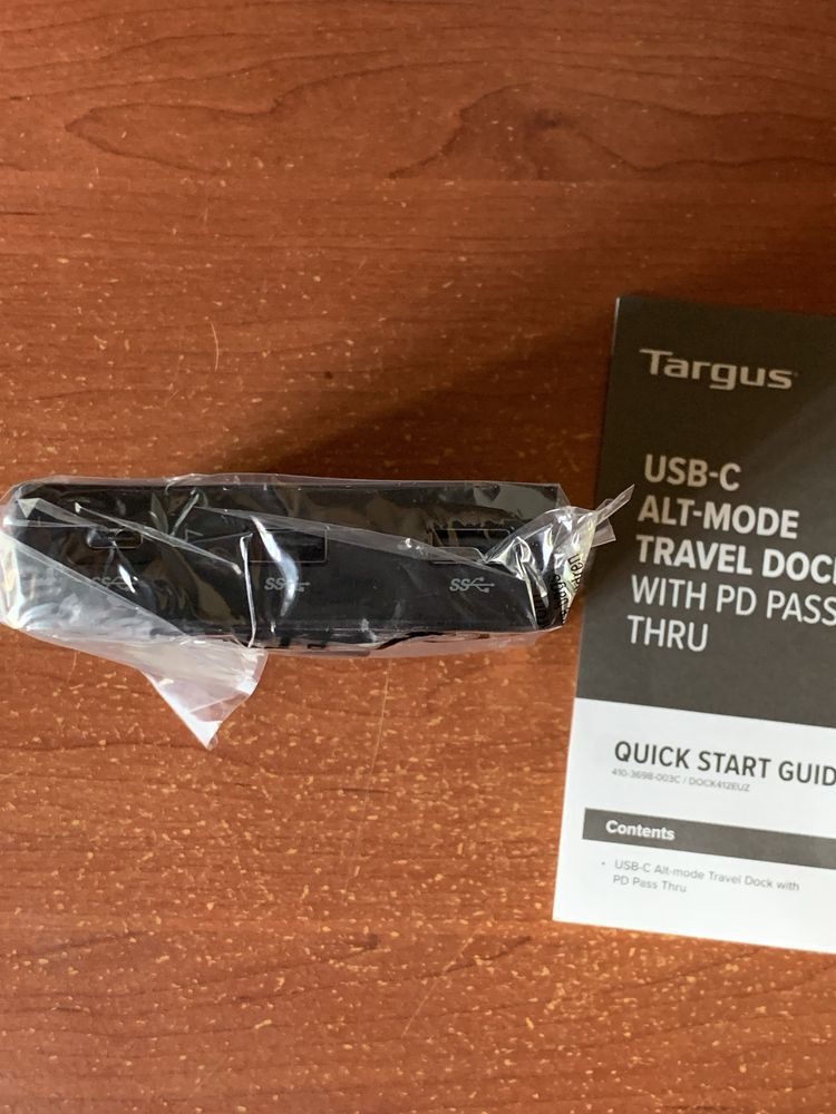 Targus USB-C Travel Dock Hub Multiportas com Power Pass-Through USB-C