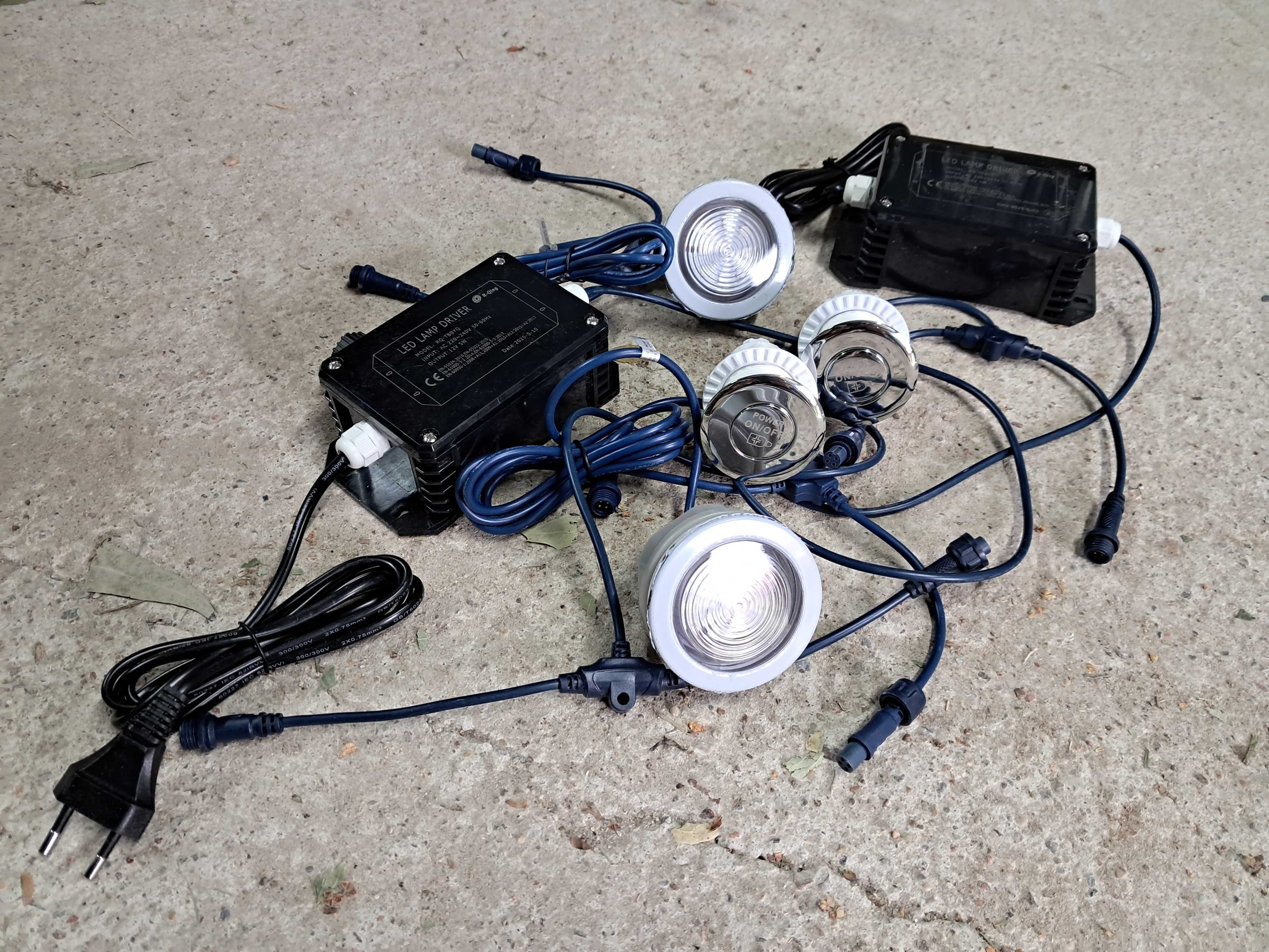 Zestaw do oświetlenia balii ogrodowych, jacuzzi lampka 65mm LED LEDY