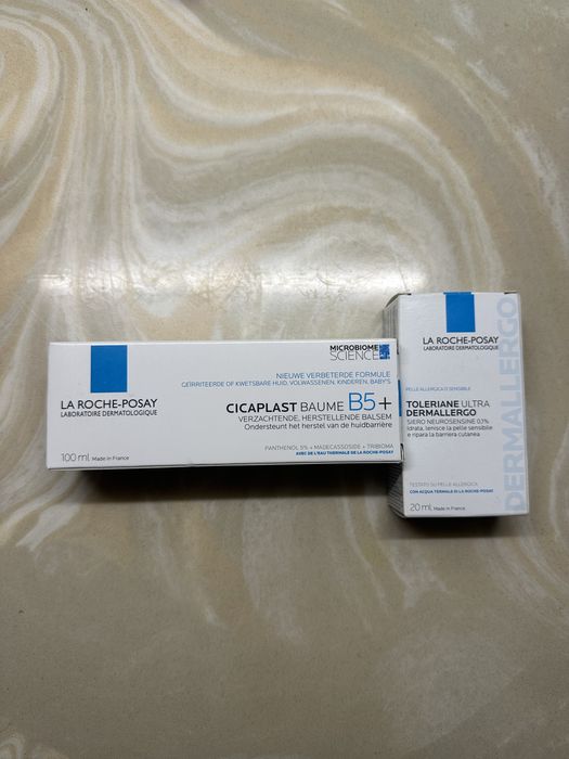 La Roche-Posay Cicaplast Baume B5+ і сироватка Hyalu B5