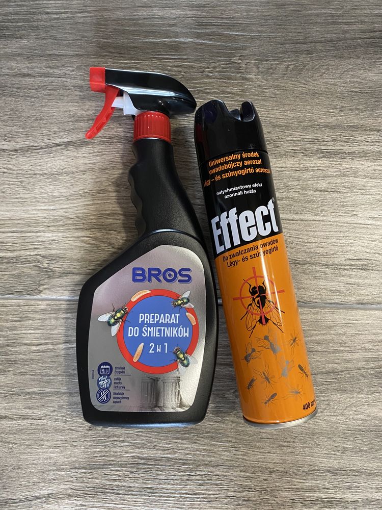 Spray bros effekt na owady muchy insekty preparat owadobójczy