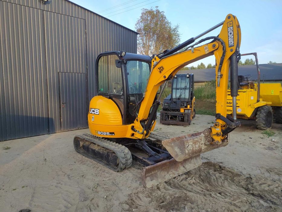 minikoparka JCB 8025 ZTS  2016r 2,8t Sprowadzona CAT Kubota Volvo