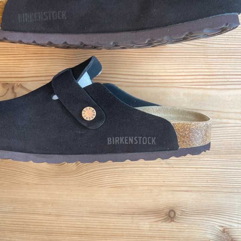 Buty Birkenstock Boston Soft Footbed Suede Black r.40