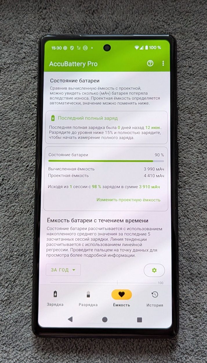 Google pixel 6a 6/128gb, Gray, eSim, Dual Sim, 15 android UNLOCKED!