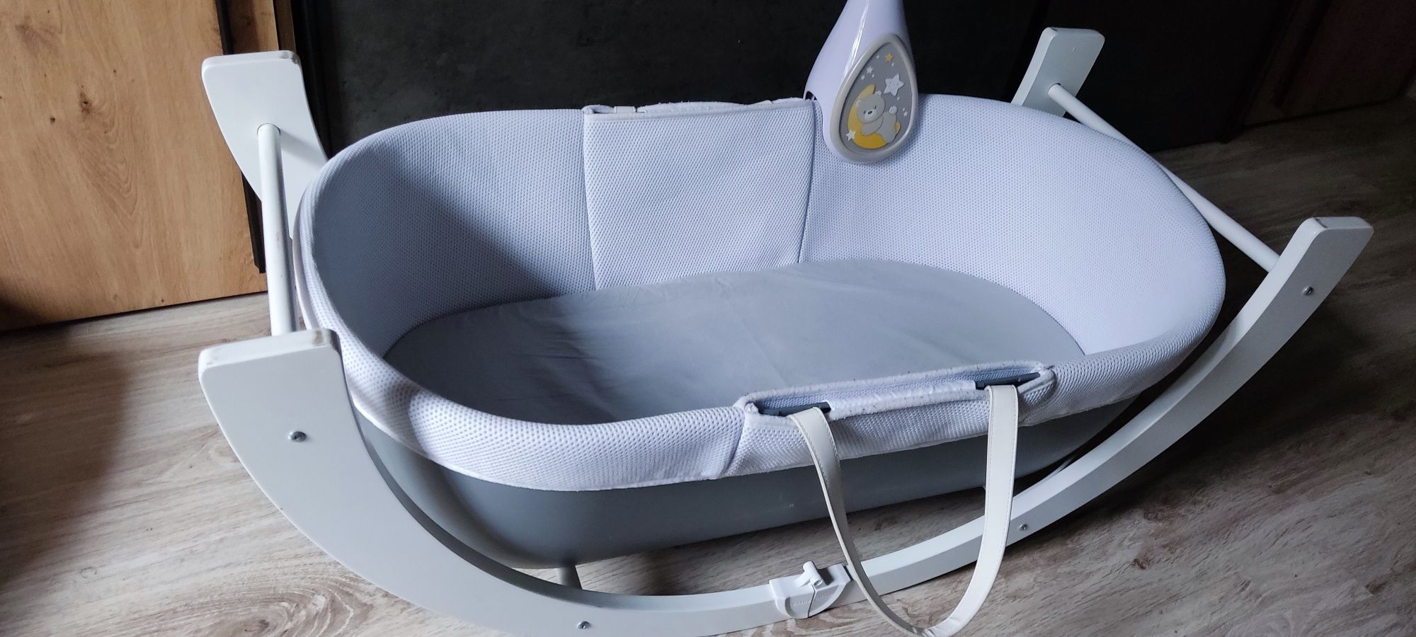 Shnuggle Kosz Mojżesza ze Stojakiem Dreami Slate Grey