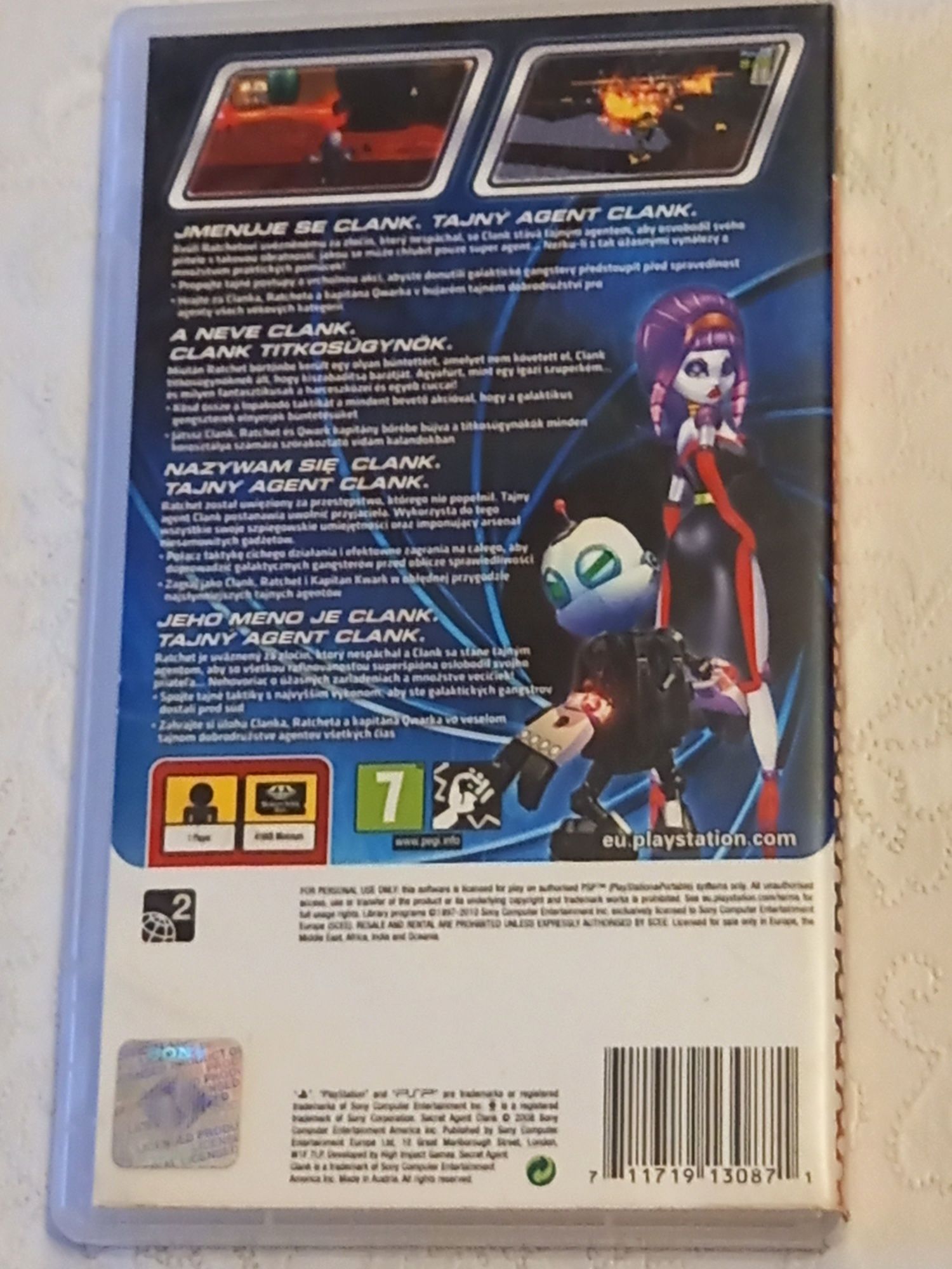 Secret Agent Clank psp
