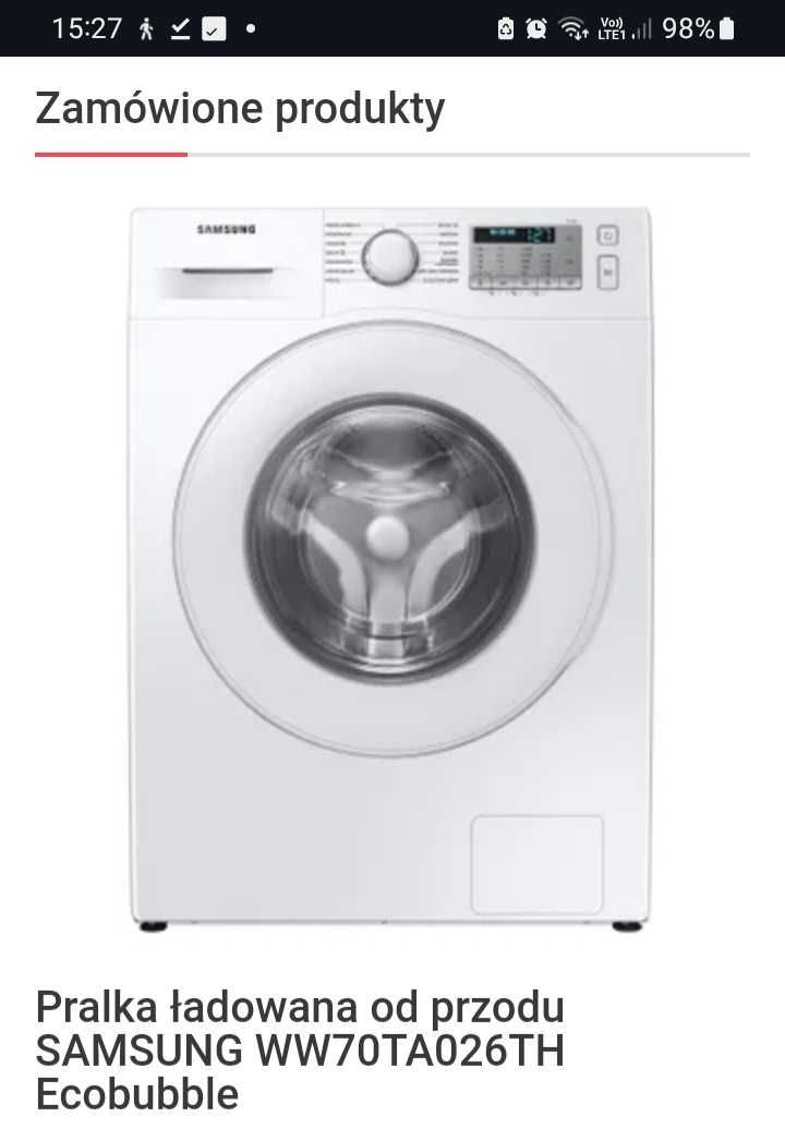 Pralka samsung ecobuble