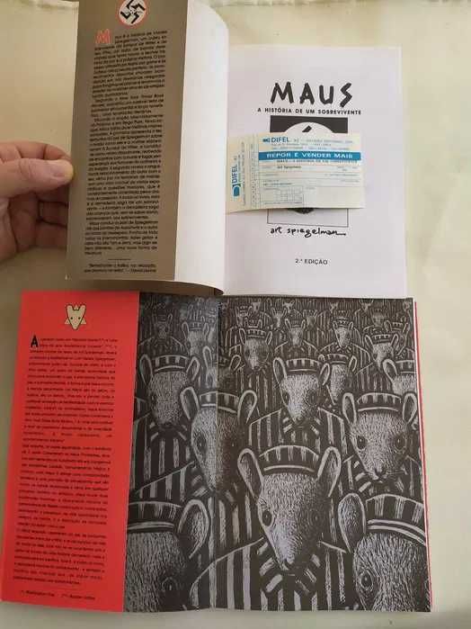 MAUS, Art Spiegelman (Vol. I e II) 1973/95 como Novos