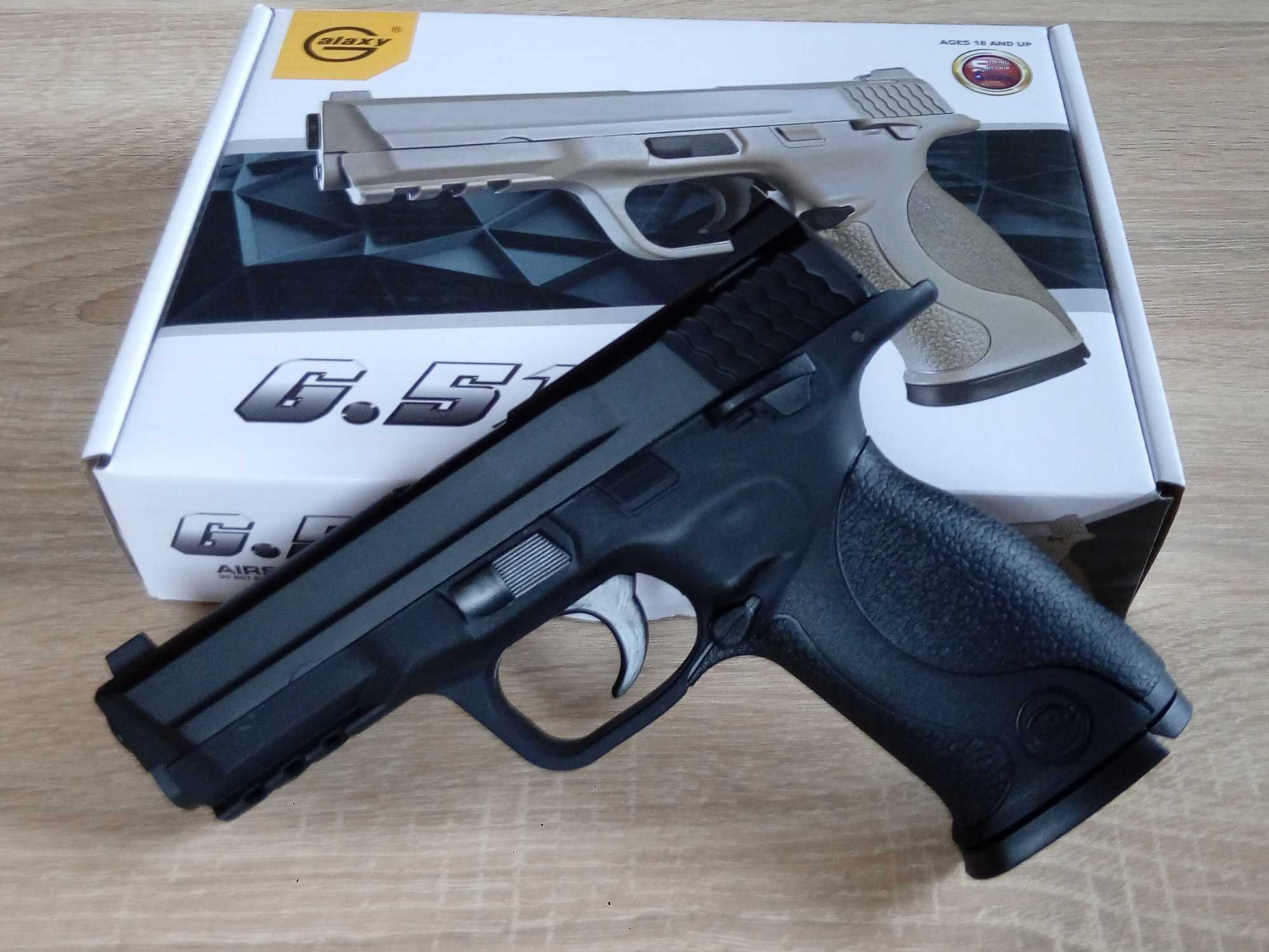 Игрушечный пистолет Smith & Wesson M&P9c Umarex, спринговый детский